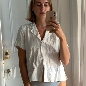 Everlane linen button down
